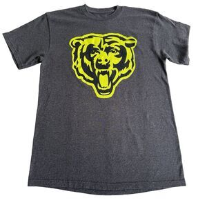 NFL Chicago Bears Green Logo Gray Men’s M T Shirt Football Sz Med